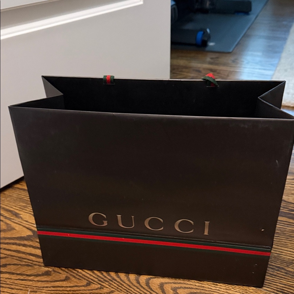 Gucci Black and Red Tote Bag
